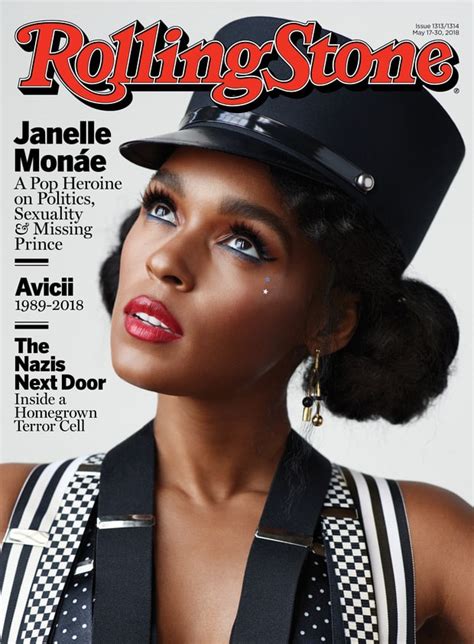 janelle monar nude|Janelle Monae appears topless on new Rolling Stone cover